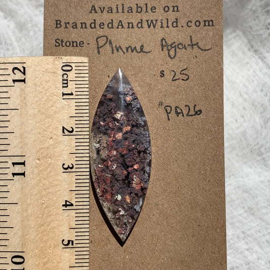 Plume Agate Cabochon - PA26