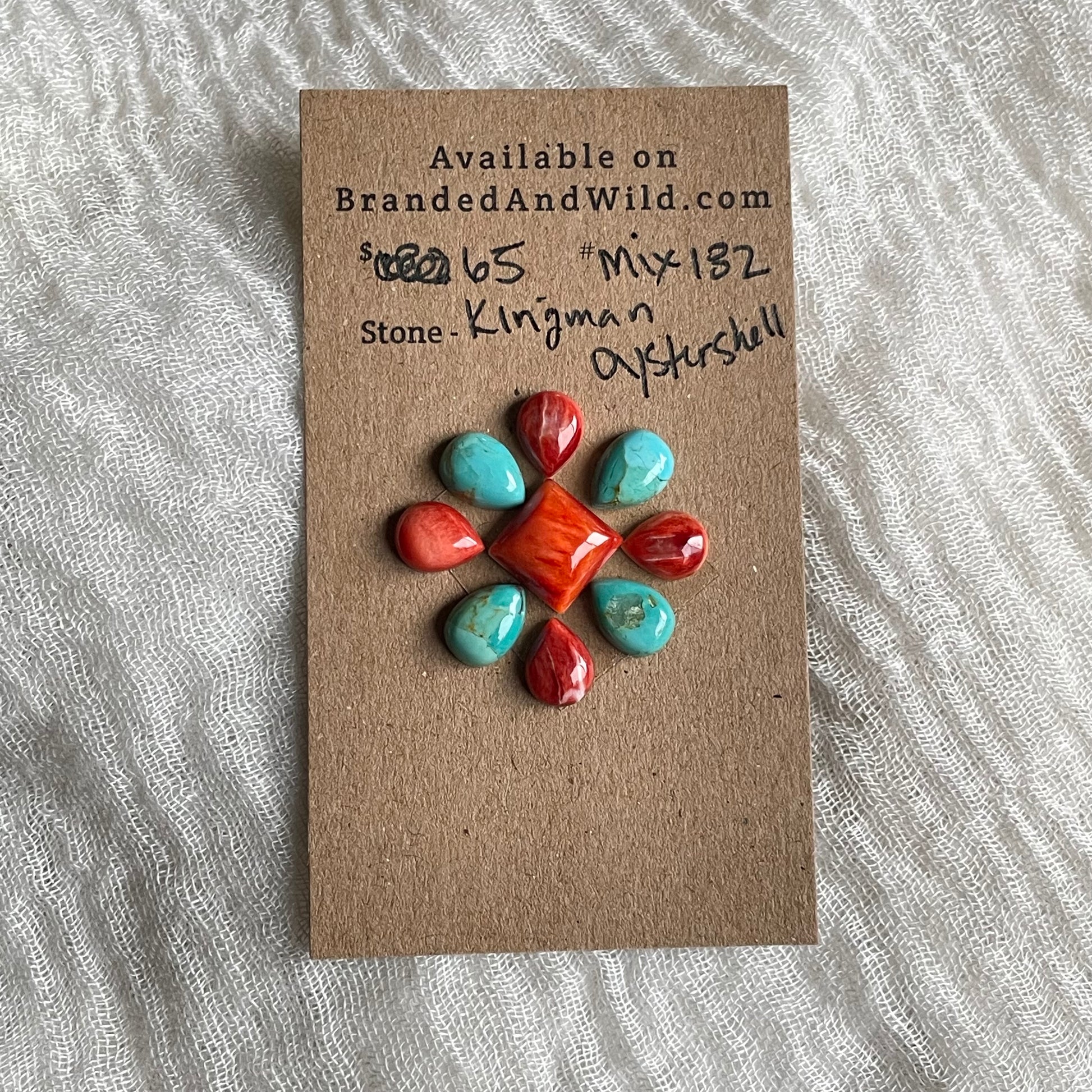 Kingman Mix Cabochon - MIX182 F86E8E93-23F8-4D0E-8008-4466DAFAAD3B Brandedandwild.com