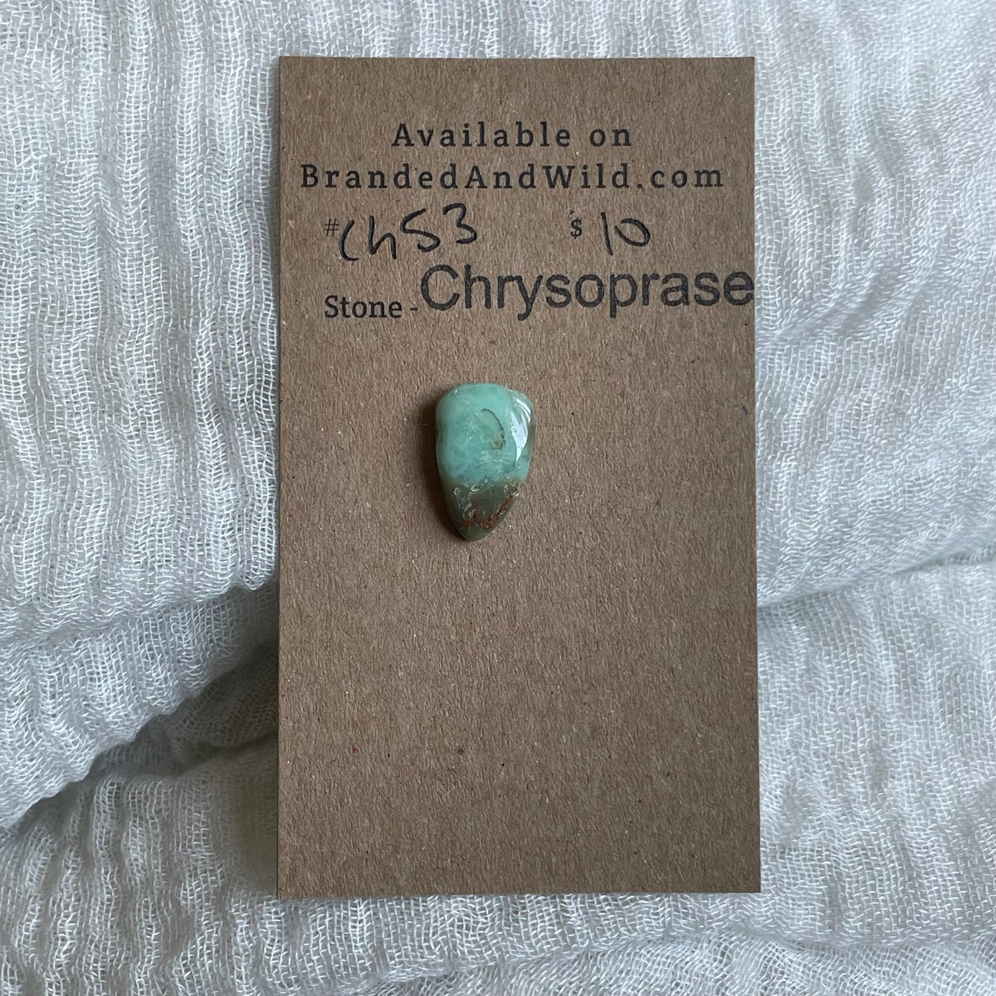 Chrysoprase Cabochon - Ch53