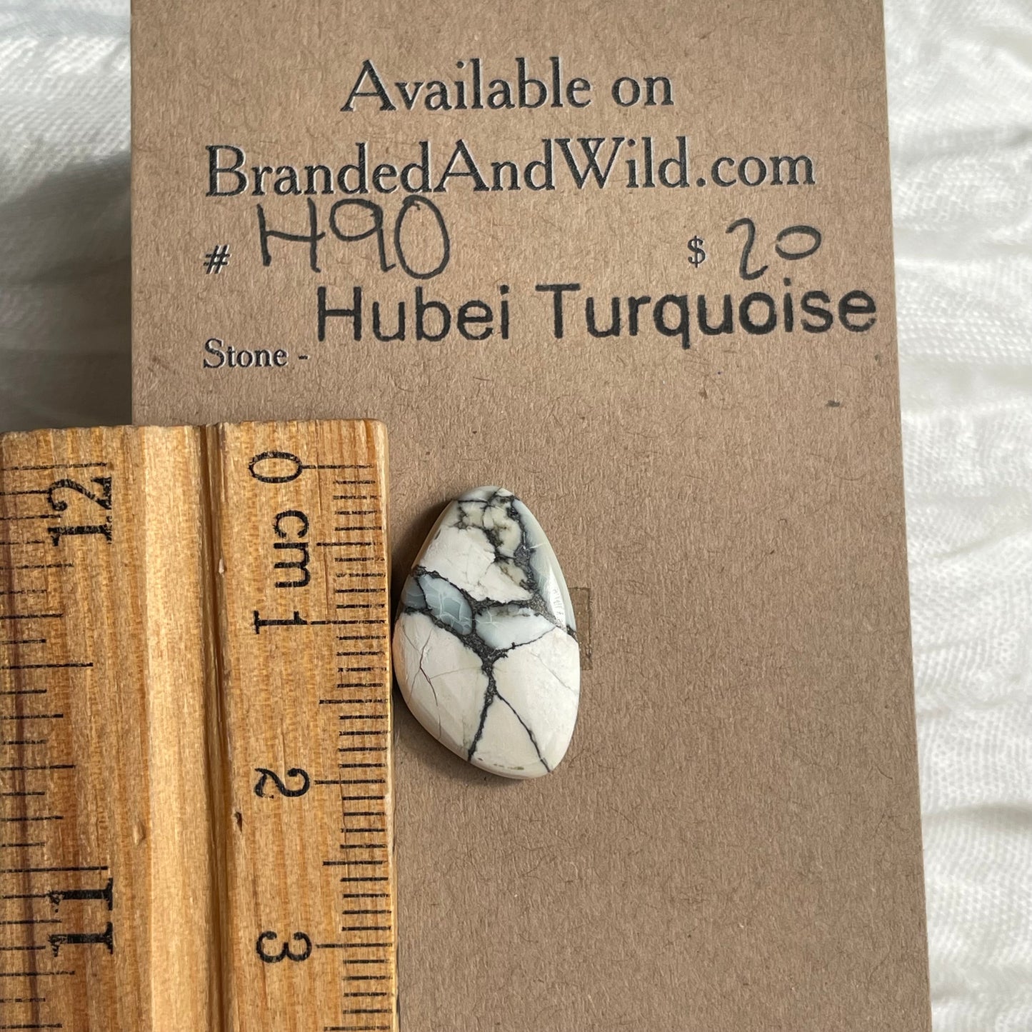 Hubei Turquoise Cabochon - H90 F8A3A132-7C0A-49E5-93EC-6B72512D7F47 Brandedandwild.com