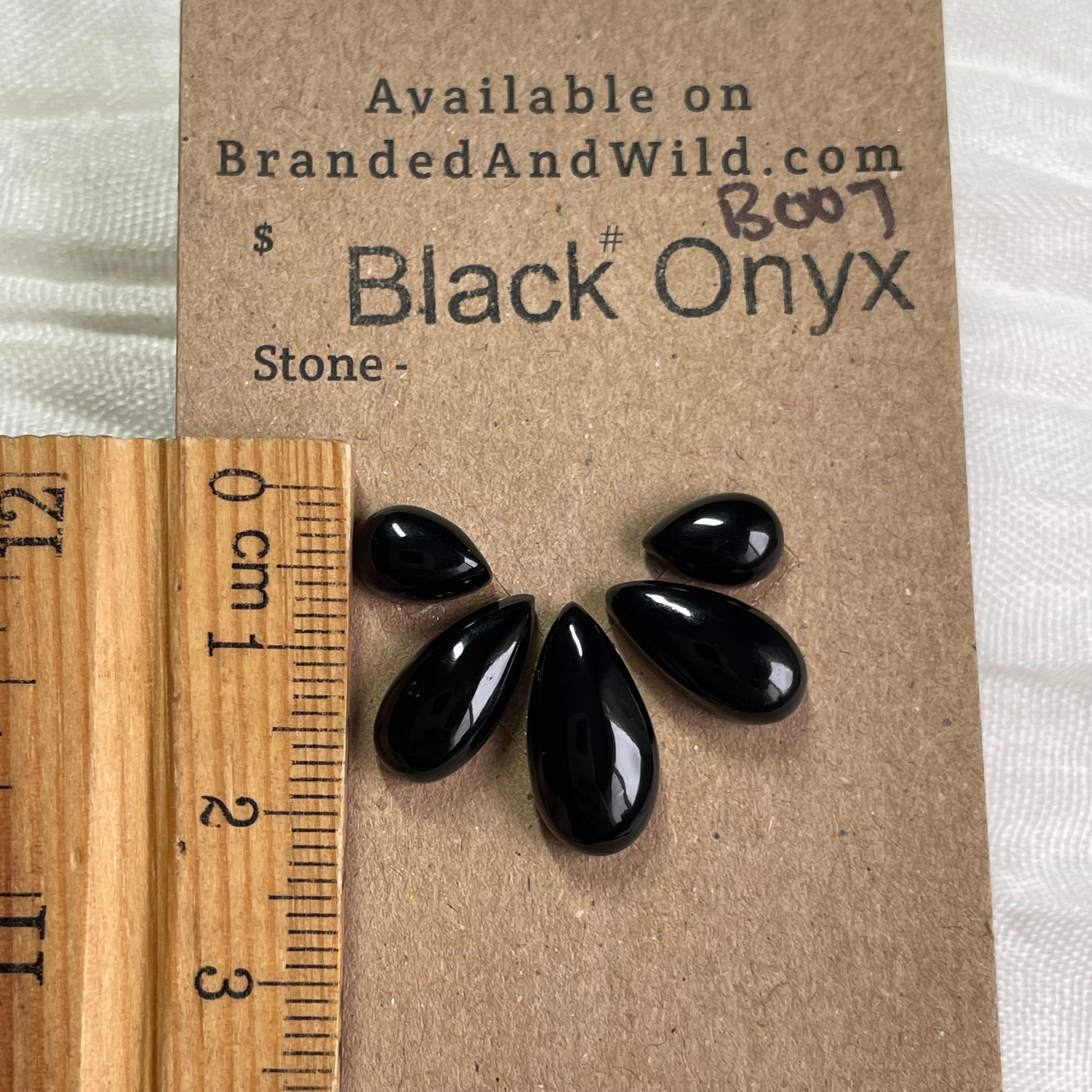 Black Onyx - Cabochon - B007 F8B0377A-98A4-4031-ACAD-55A4AA3FADAC Brandedandwild.com