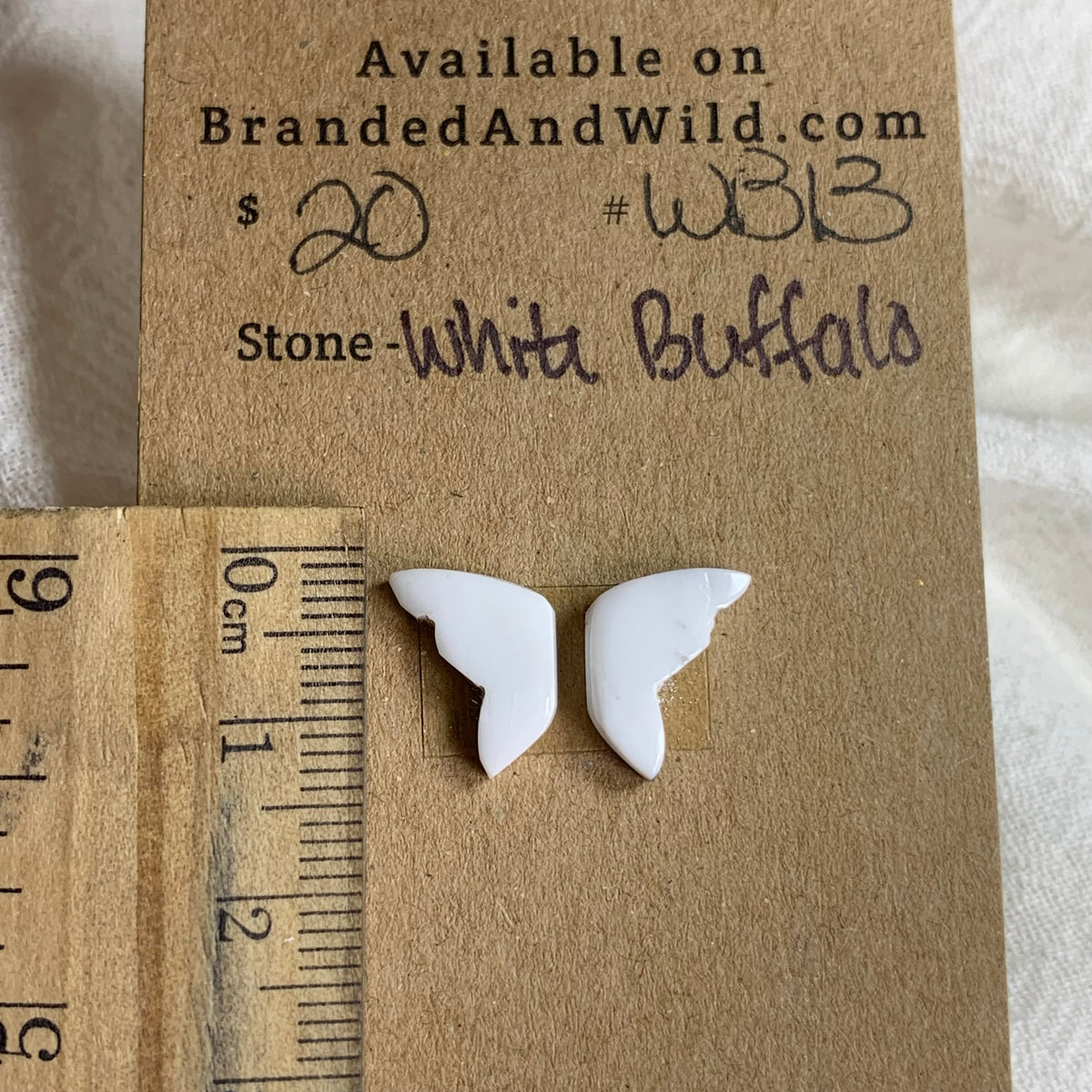 White Buffalo Cabochon - WB13 F8C78D43-23A8-4178-B861-BBB908EA0948 Brandedandwild.com