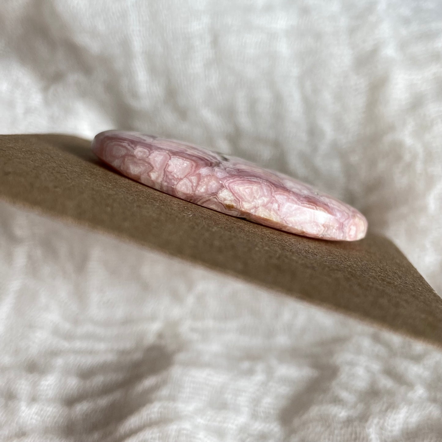 Rhodochrosite Cabochon - R04 F8CFF88C-DBCA-444E-B738-07F9C364B2FF Brandedandwild.com