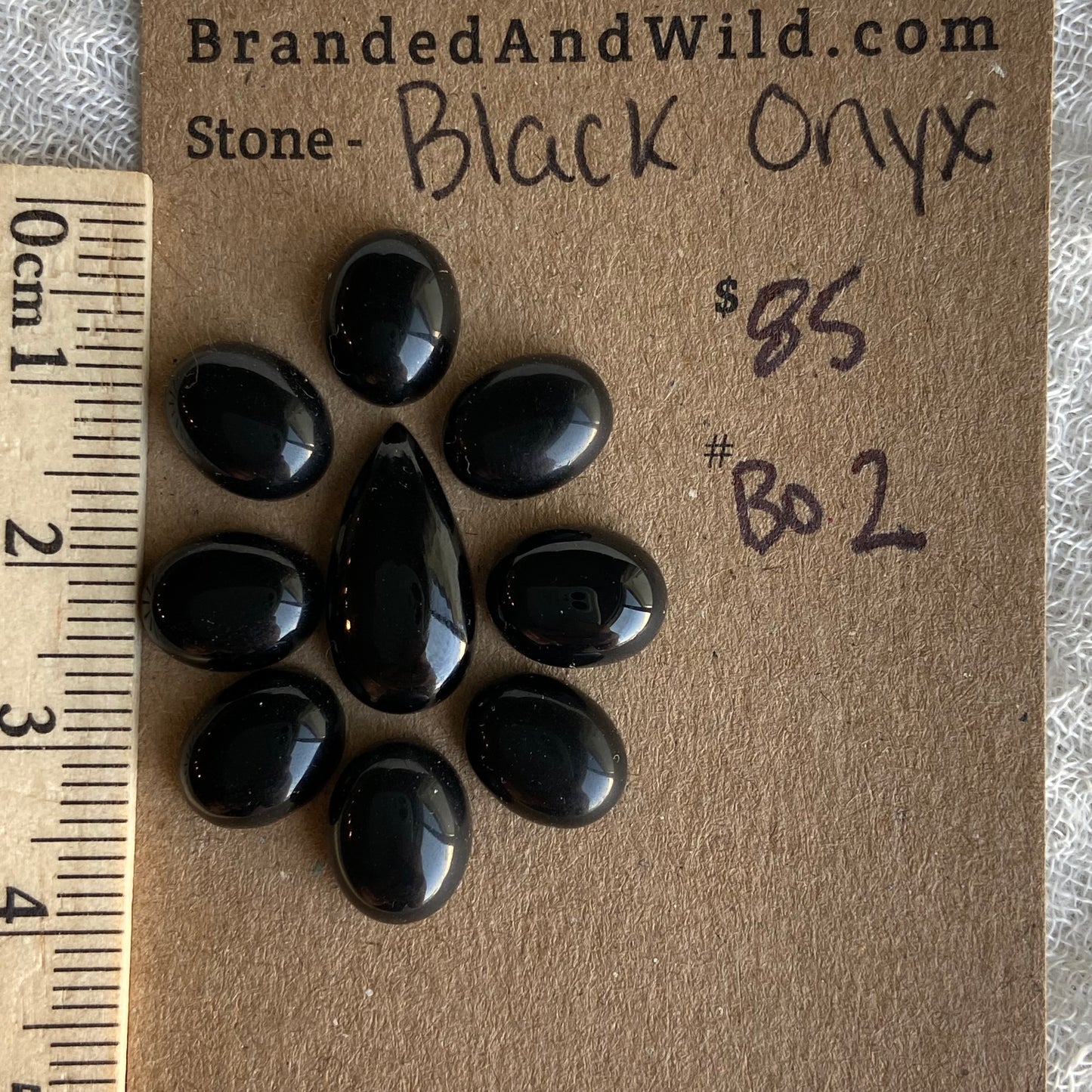 Black Onyx - Cabochon - BO2