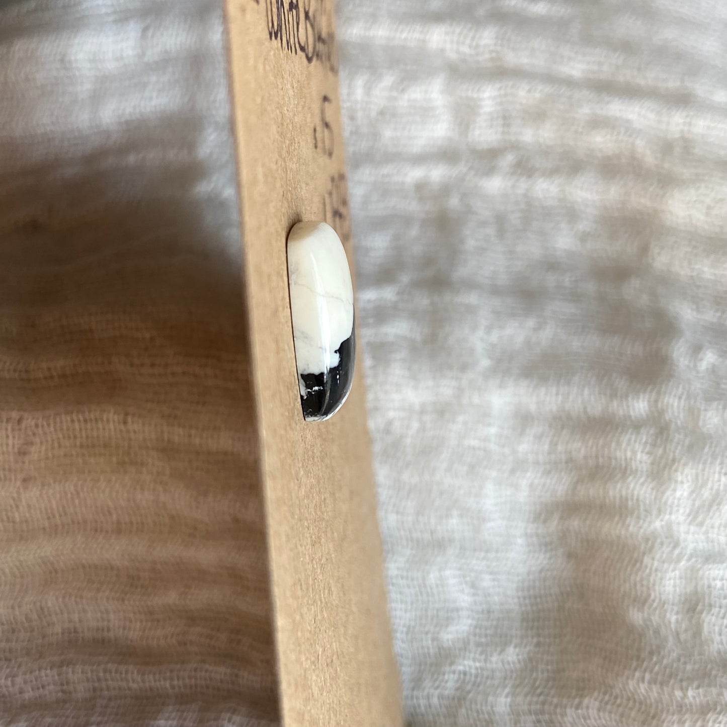 White Buffalo Cabochon - WB43