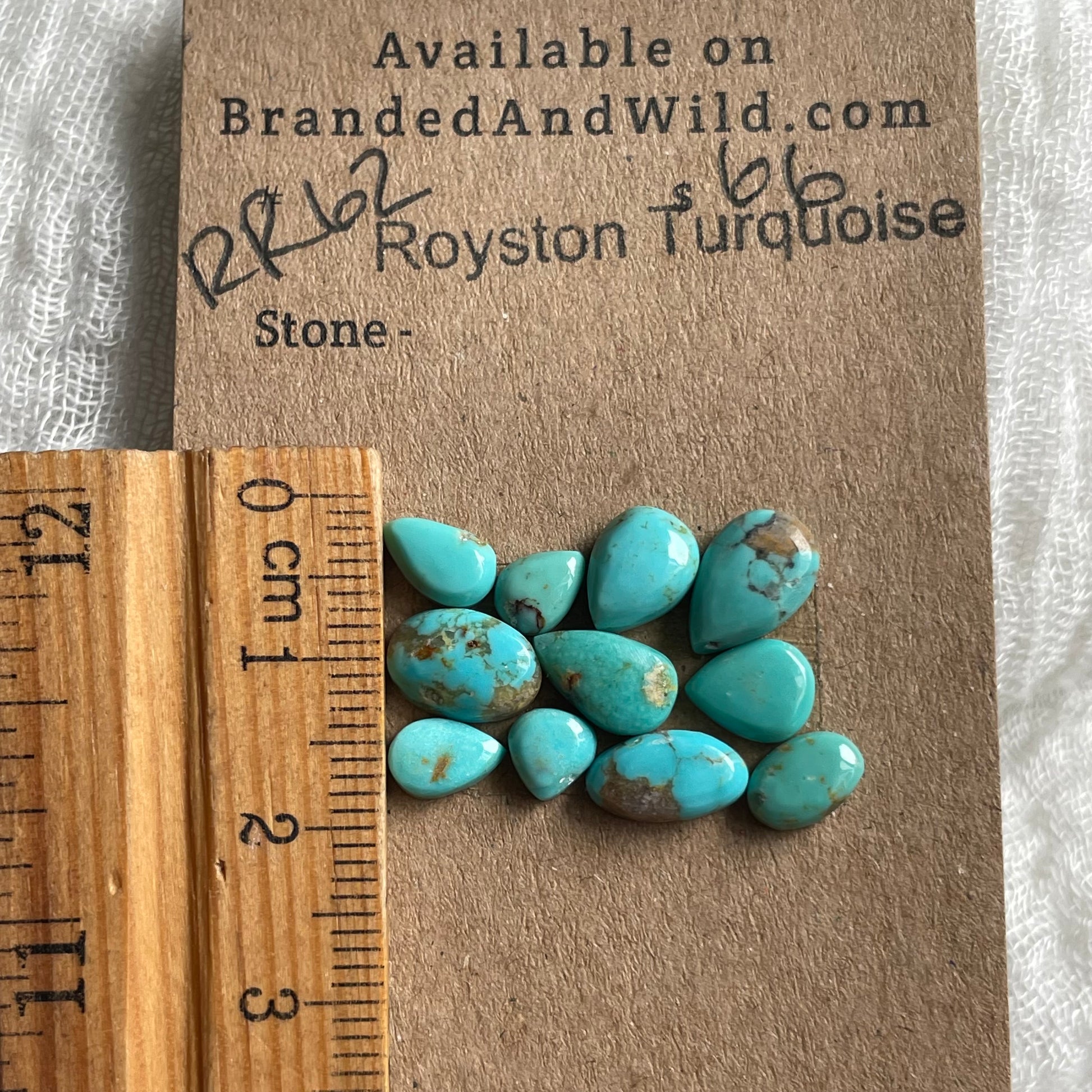 Royston Turquoise cabochon - RR62 F90583B1-EE7D-4D88-82CD-EE3A92FBB5EA Brandedandwild.com