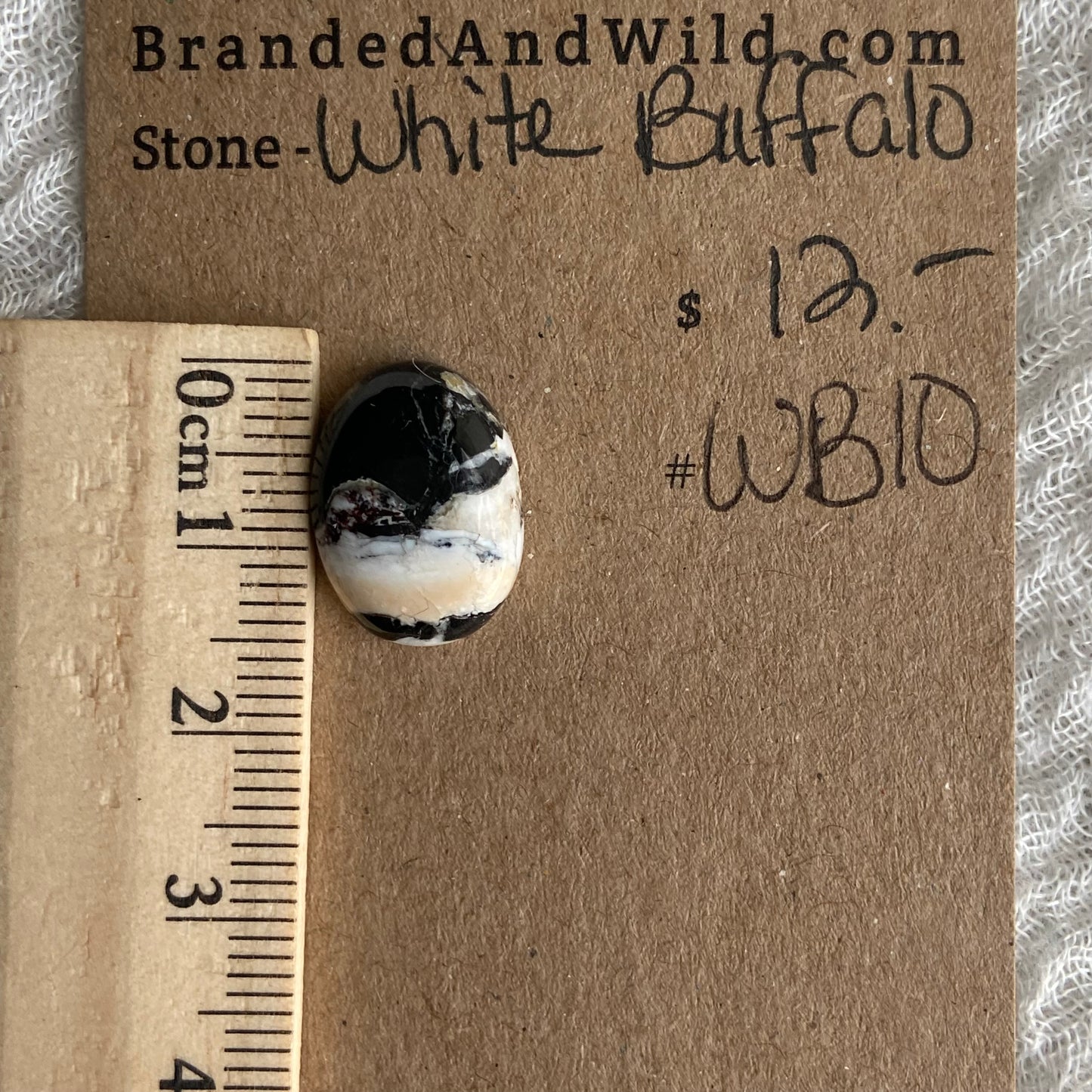 White Buffalo Cabochon - WB10