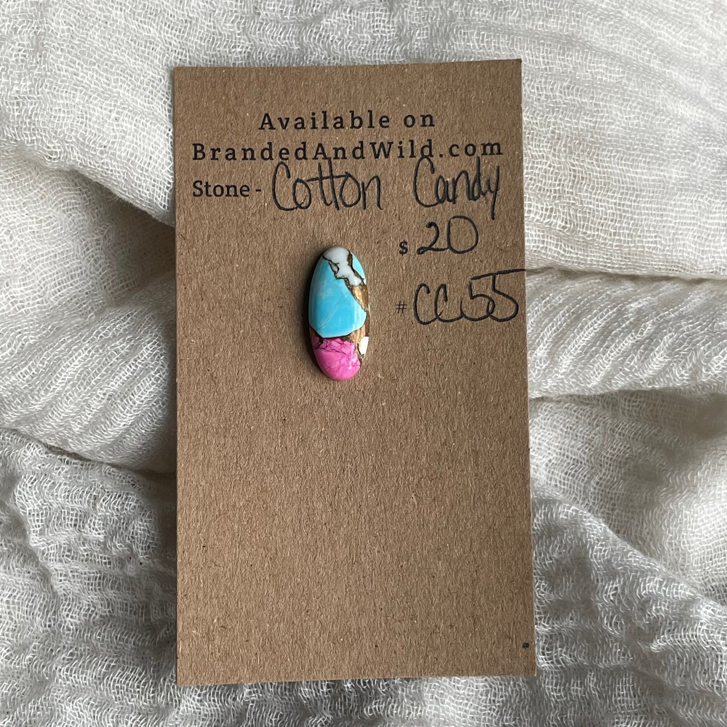 Cotton Candy Cabochon - CC55 F918CC26-8B4E-4FFC-BEE2-405B53FA884C Brandedandwild.com