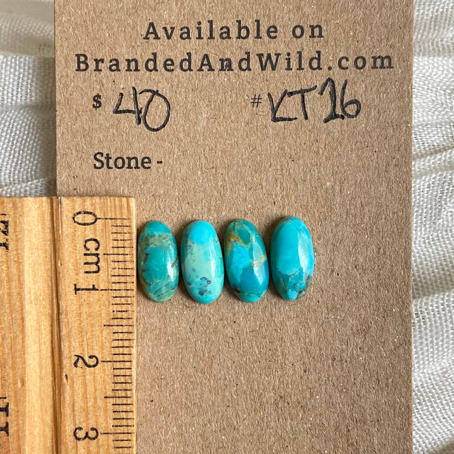 Kingman Turquoise Cabochon - KT26 F9193FA4-2847-4D63-8CF9-ED5539958141 Brandedandwild.com