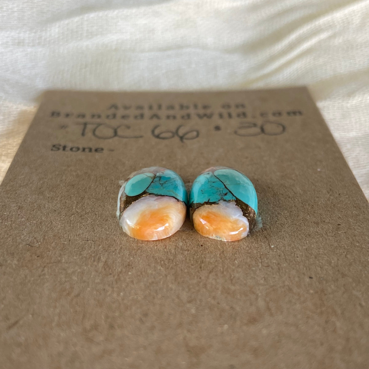 Turquoise, Oyster Shell, Copper Cabochon - TOC66 F91AF43D-5D0F-4772-9C14-F82DACF866CB Brandedandwild.com