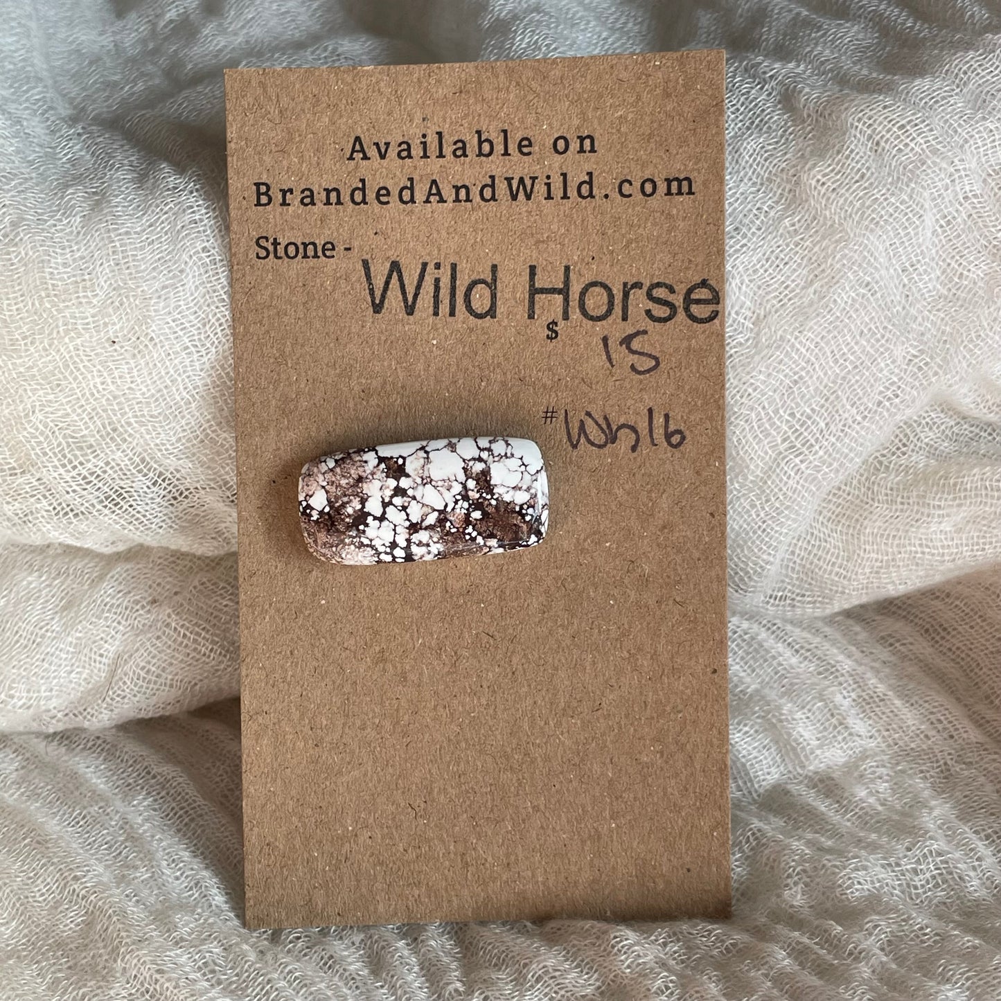 Wild Horse Cabochon - WH16 F934FEA3-6ED2-48E4-913A-A5D2D9CBBD71 Brandedandwild.com