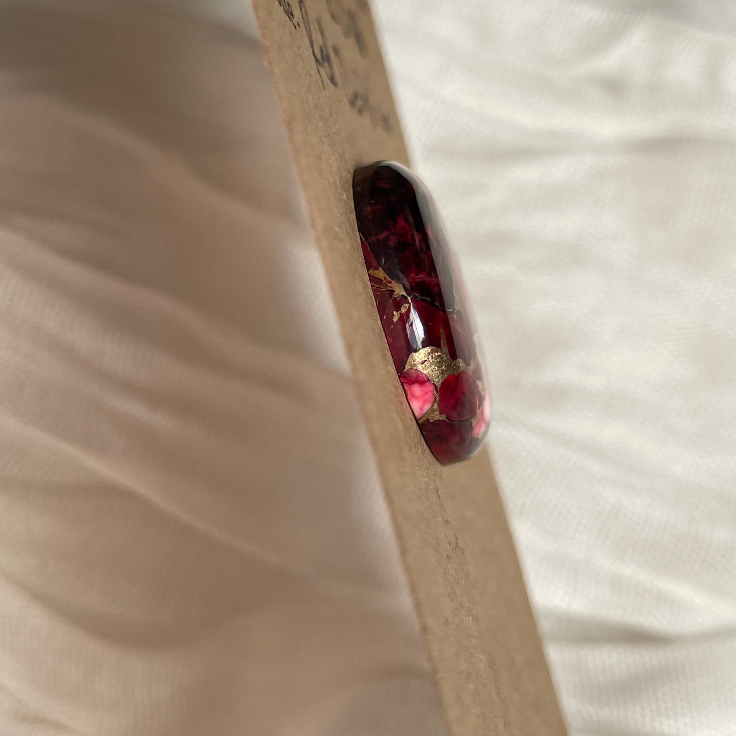 Red Dahlia Cabochon - RD18 F93B7158-0965-48C0-AFBB-6123BB8D2A10 Brandedandwild.com