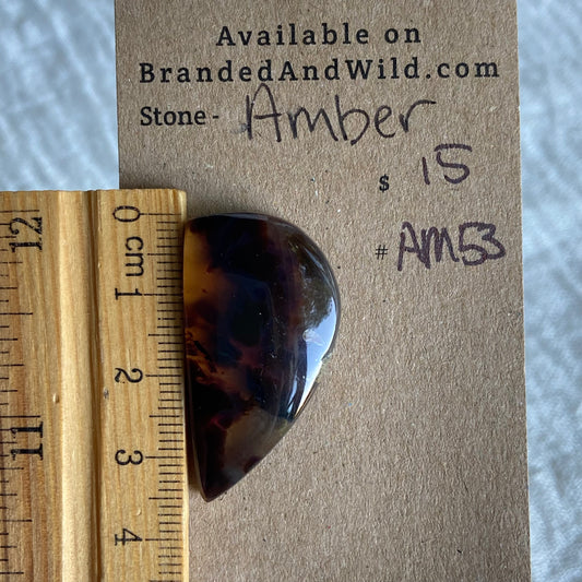 Amber Cabochon AM53