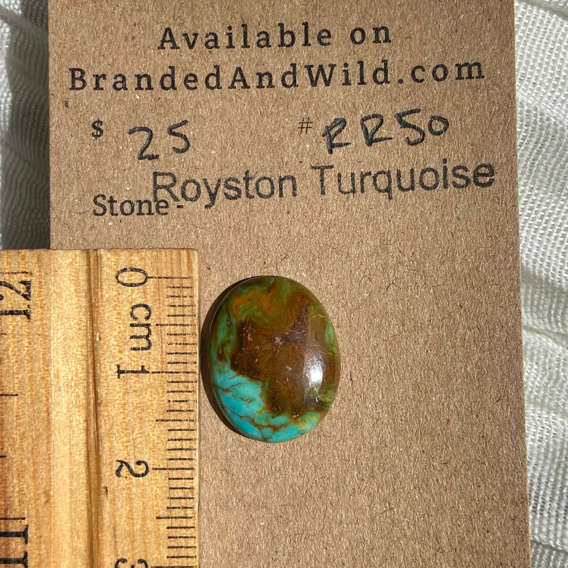 Royston Ribbon Turquoise Cabochon RR50 F95B35DC-E671-4C0C-B223-3C362B0B951D Brandedandwild.com