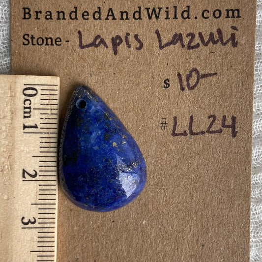 Lapis Lazuli Cabochon -Drilled- LL24