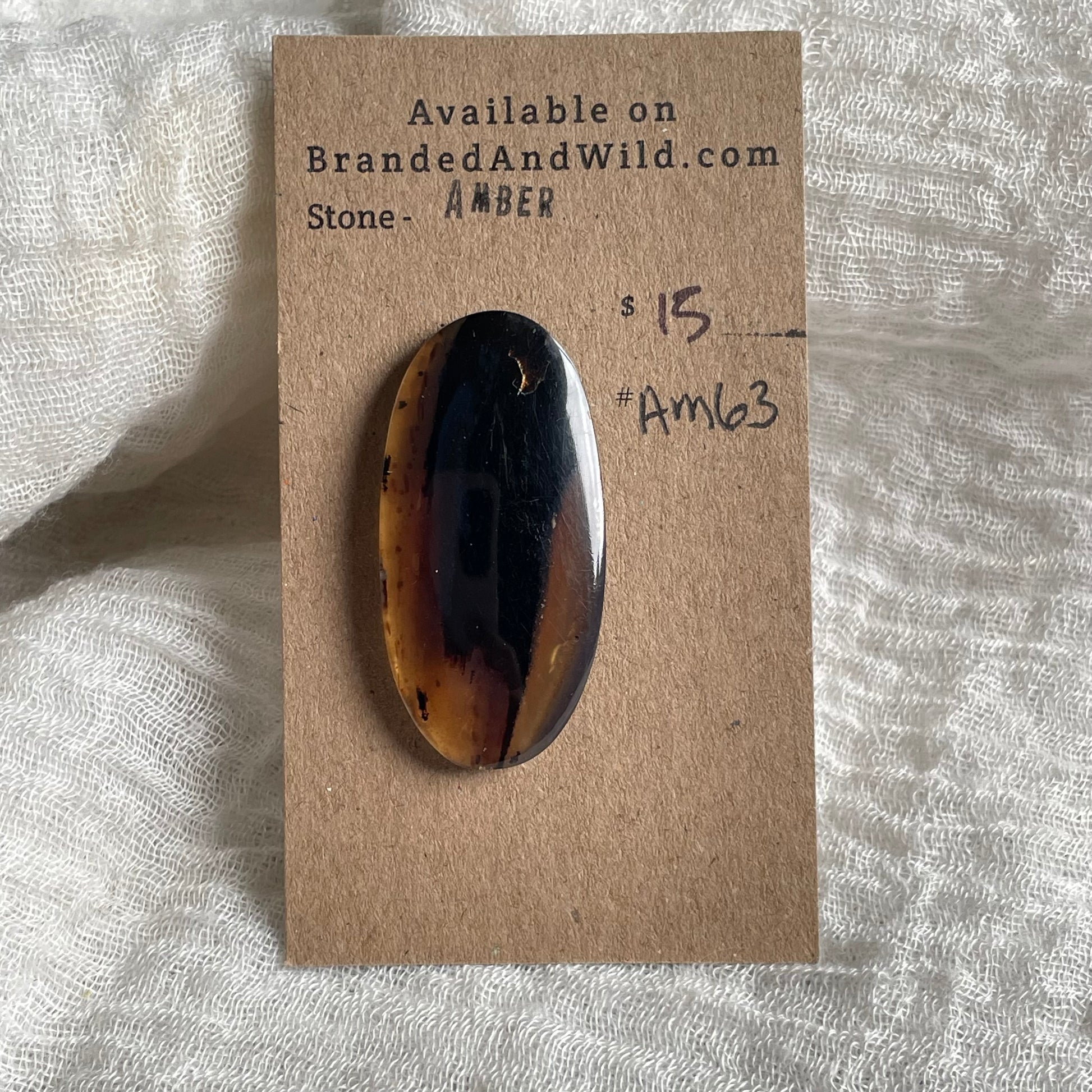 Amber Cabochon AM63 F99A8EA6-0A1C-4E4E-B0BB-35D0606EF710 Brandedandwild.com