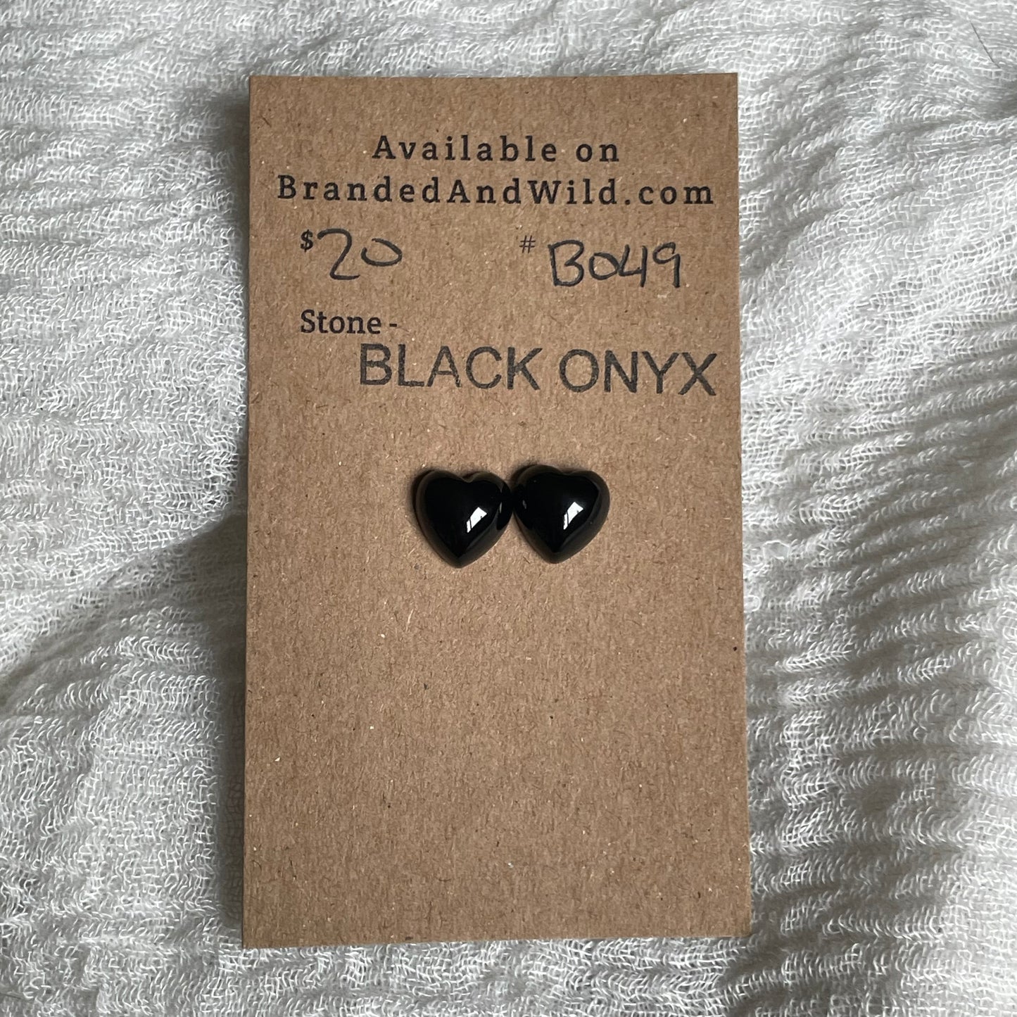 Black Onyx - Cabochon - BO49