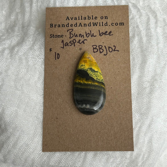 Bumblebee Jasper Cabochon - BBJ02