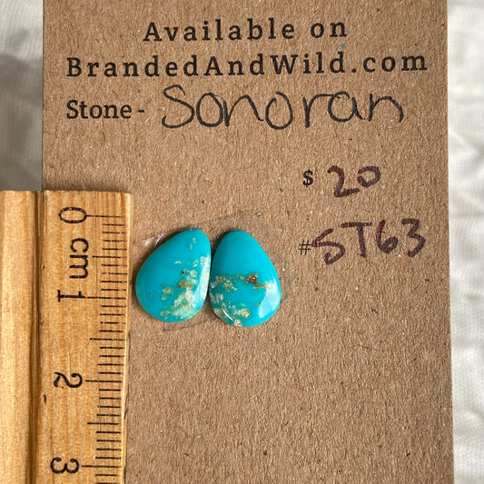 Sonoran Turquoise Cabochon - ST62 F9D9DACB-060D-4091-9E1E-AD3658B936DE Brandedandwild.com