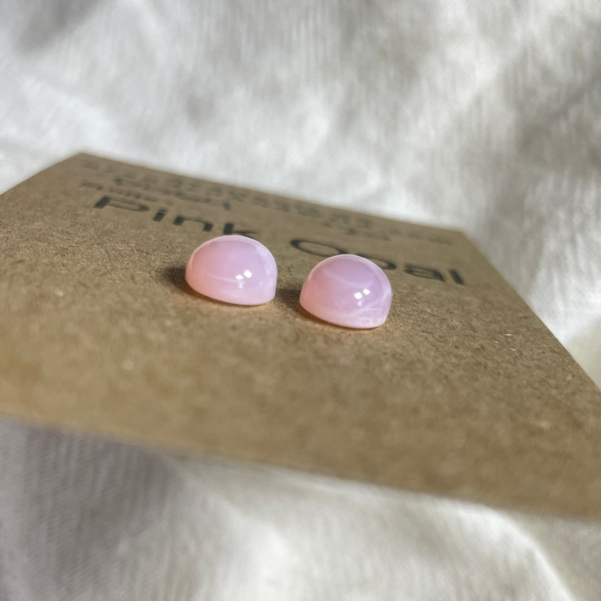 Pink Opal Cabochon - PO64 F9E85128-9DB3-4BFD-AC80-19FD9CDCA7A7 Brandedandwild.com
