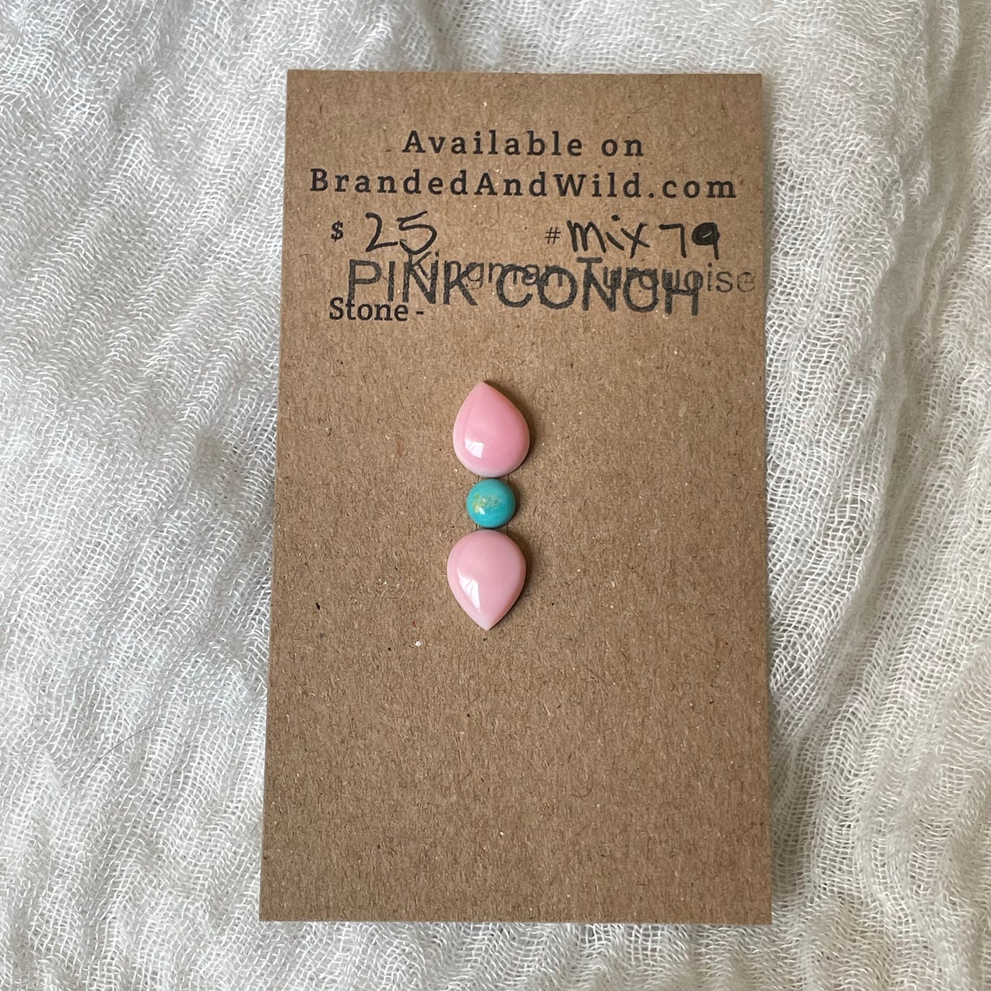 Kingman Turquoise Cabochon - KT79 F9EE0A61-4B5E-4E64-AAC3-EA8284FF0189 Brandedandwild.com