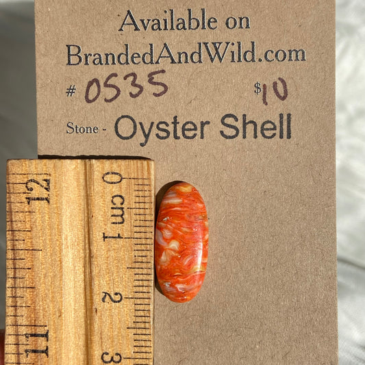 Oystershell Cabochon - OS35 F9F1863C-A080-4FB9-B40D-2F352AC2AD2E Brandedandwild.com