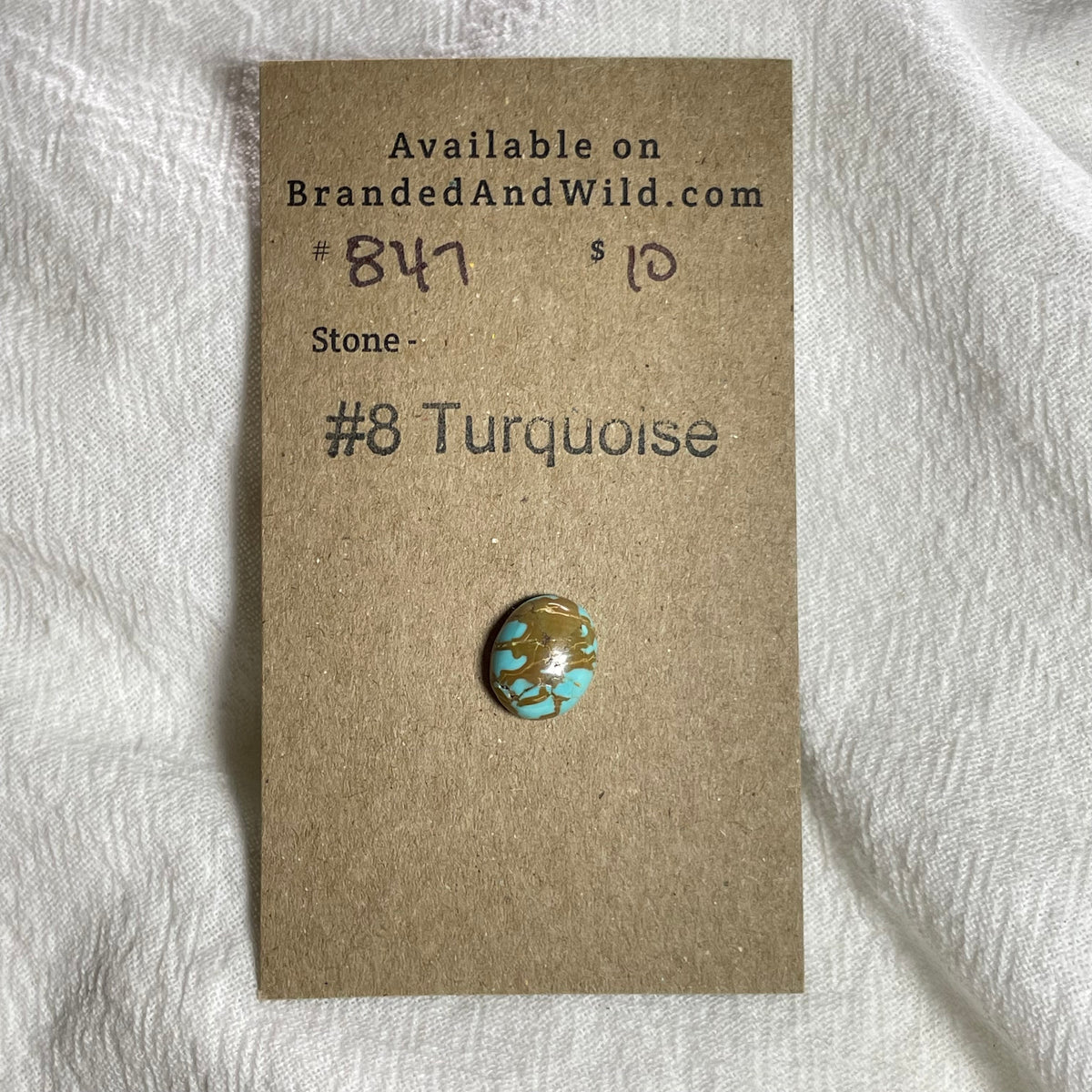 #8 Turquoise Cabochon - #847