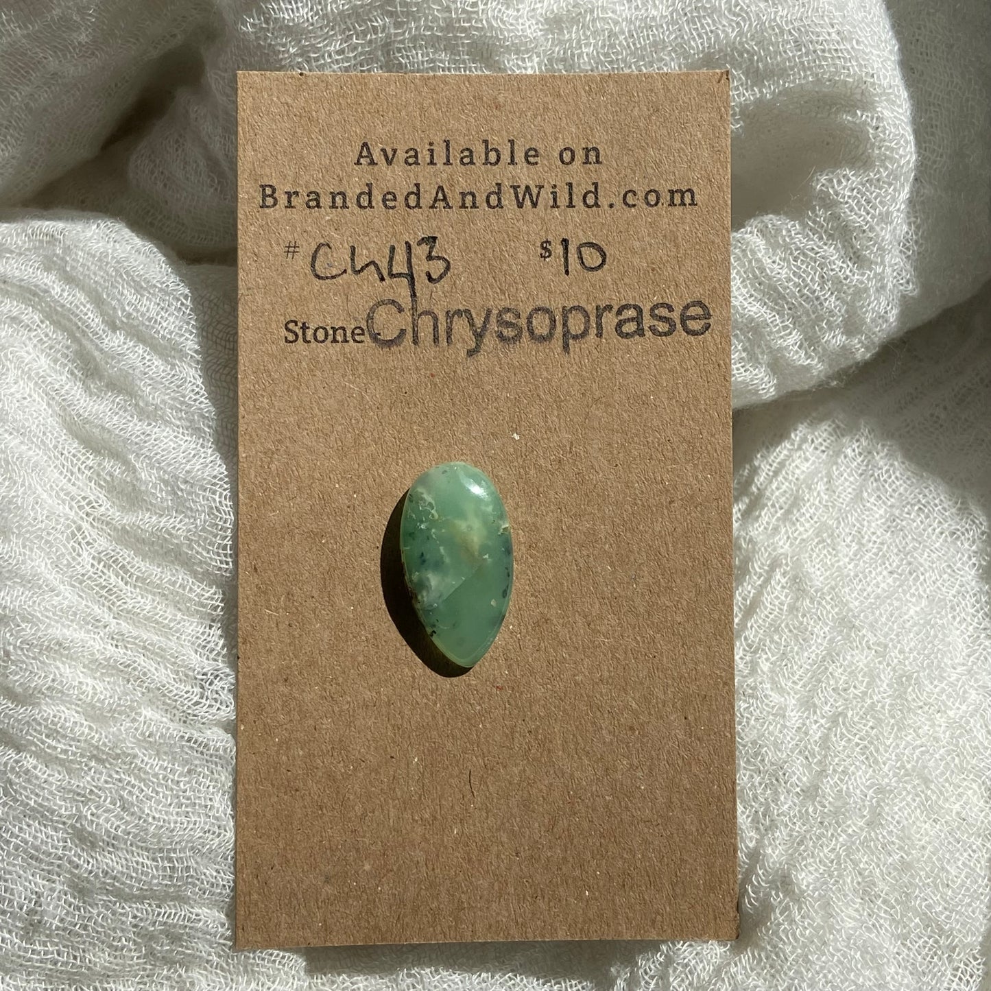 Chrysoprase Cabochon - Ch43