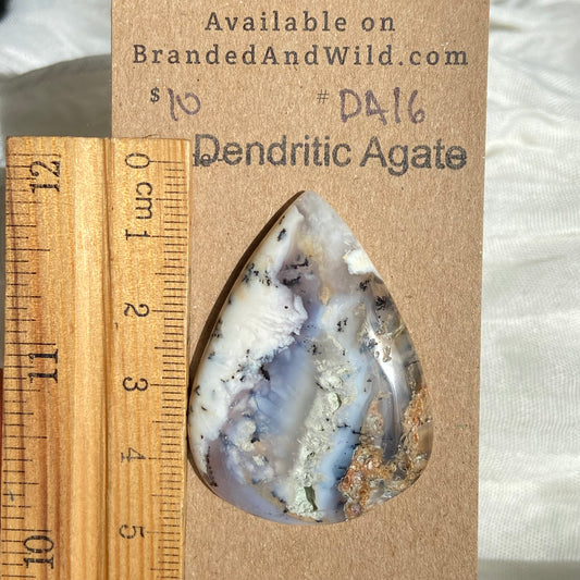 Dendritic Agate Cabochon - DA16 FA5A3518-4CA2-4A64-9FF7-0799DAFAAFBA Brandedandwild.com