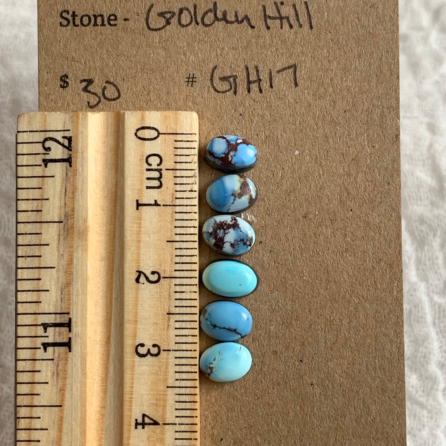 Golden Hill Turquoise Cabochon - GH17