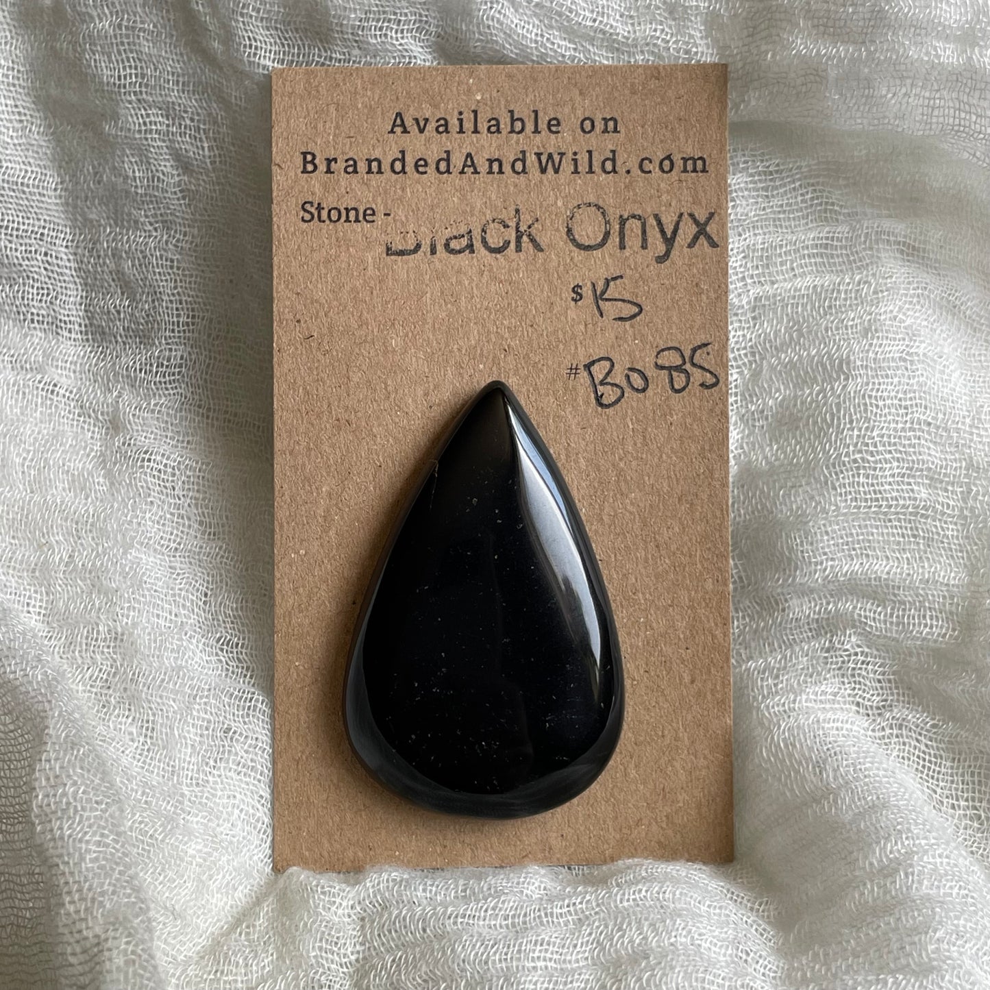 Black Onyx - Cabochon - BO85