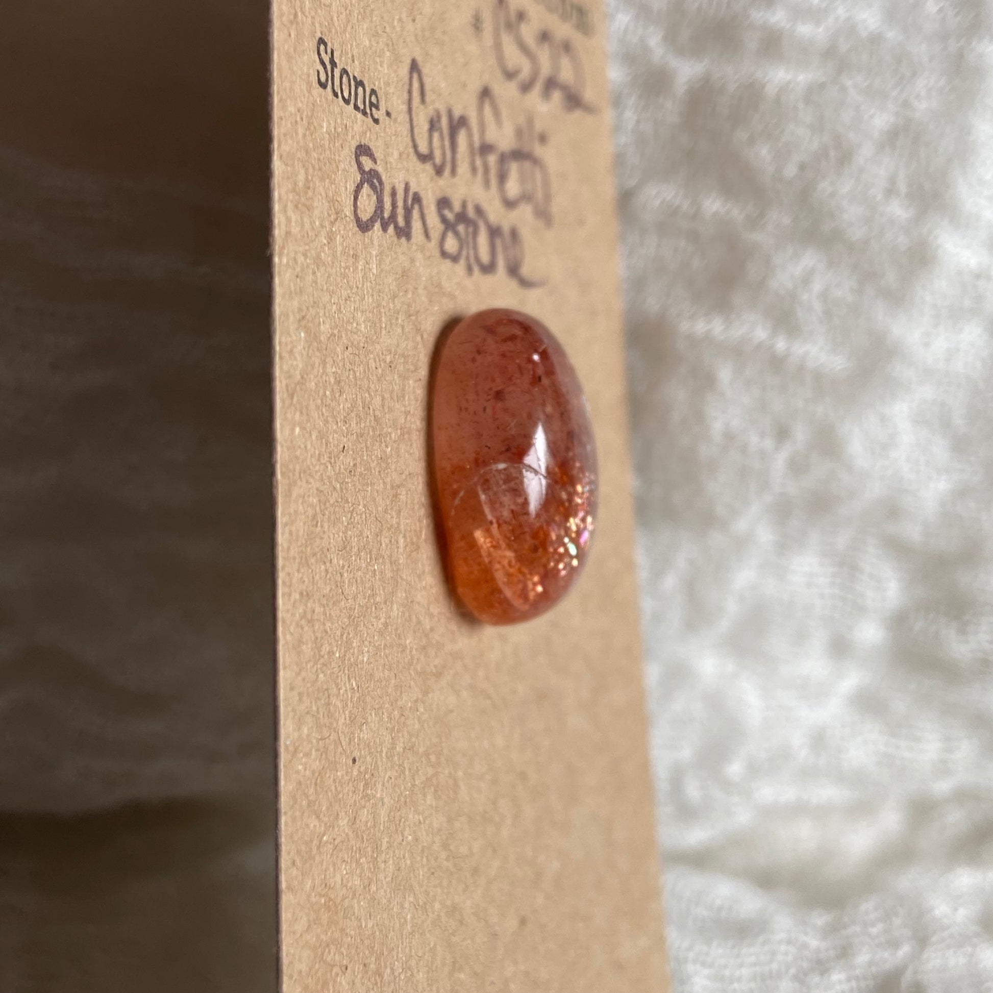 Confetti Sunstone Cabochon - CS22 FA684E76-3484-45D6-B1E0-1725007946E6 Brandedandwild.com