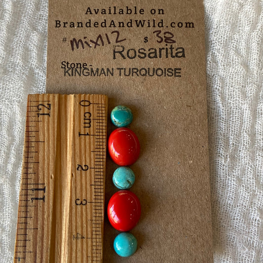 Rosarita / Kingman Cabochon - MIX112