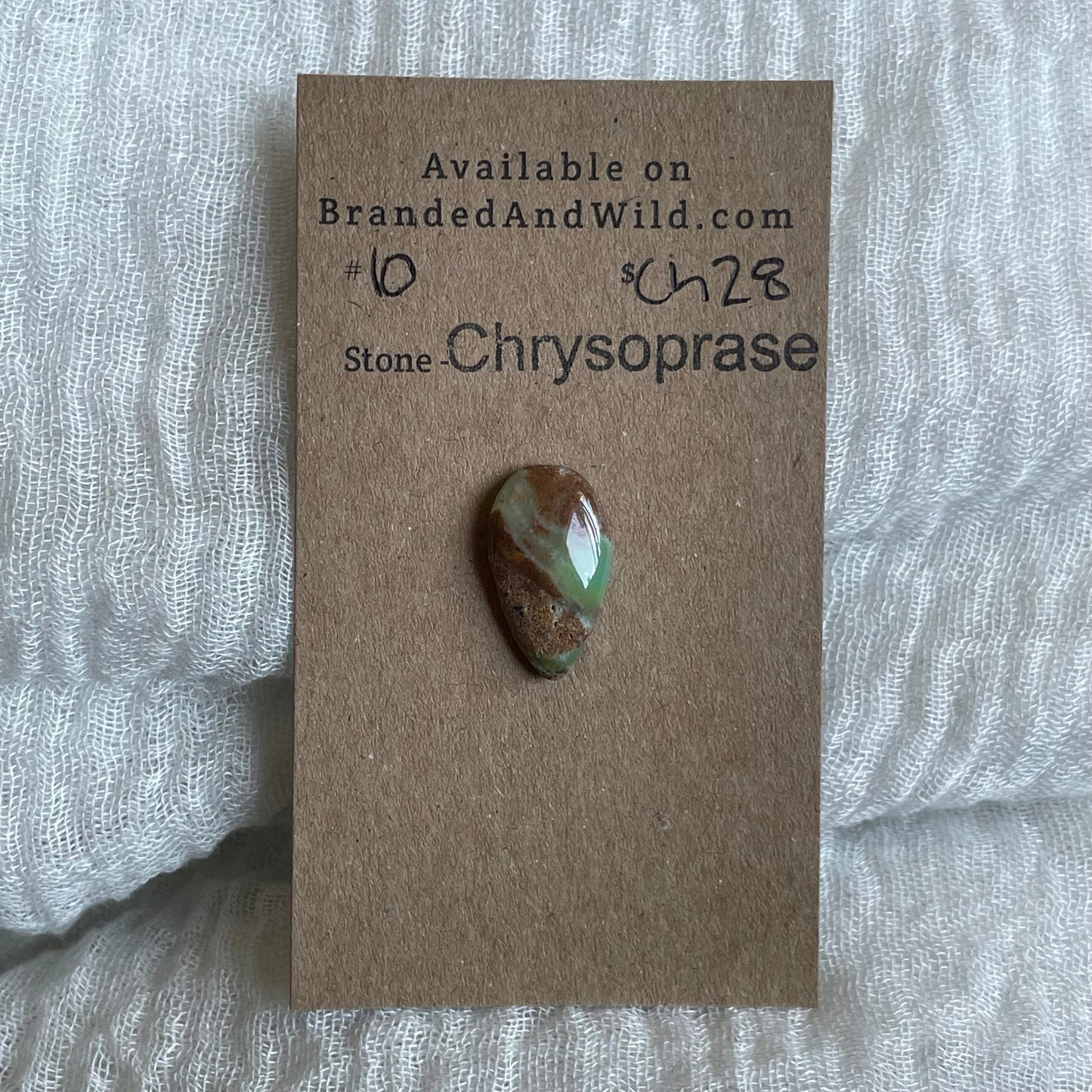 Chrysoprase Cabochon - Ch28