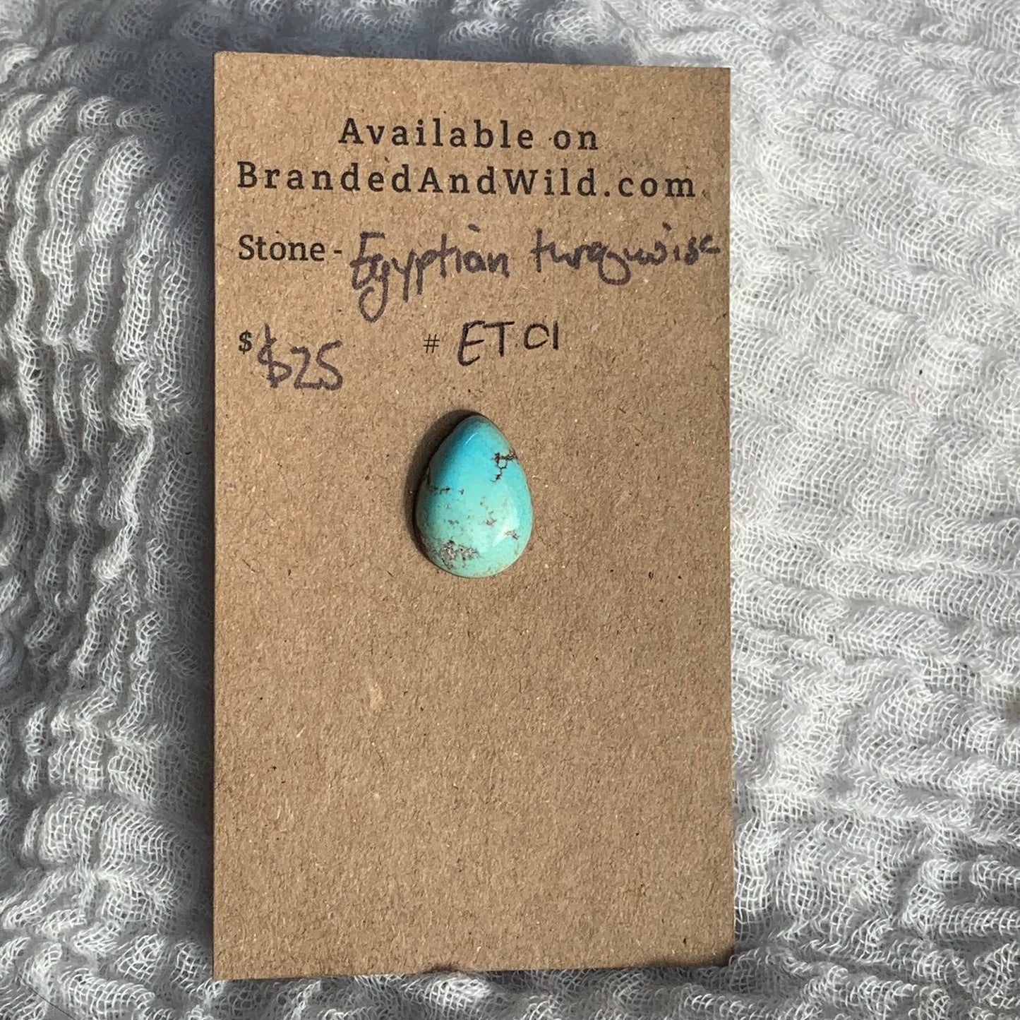 Egyptian Turquoise Cabochon - ET12