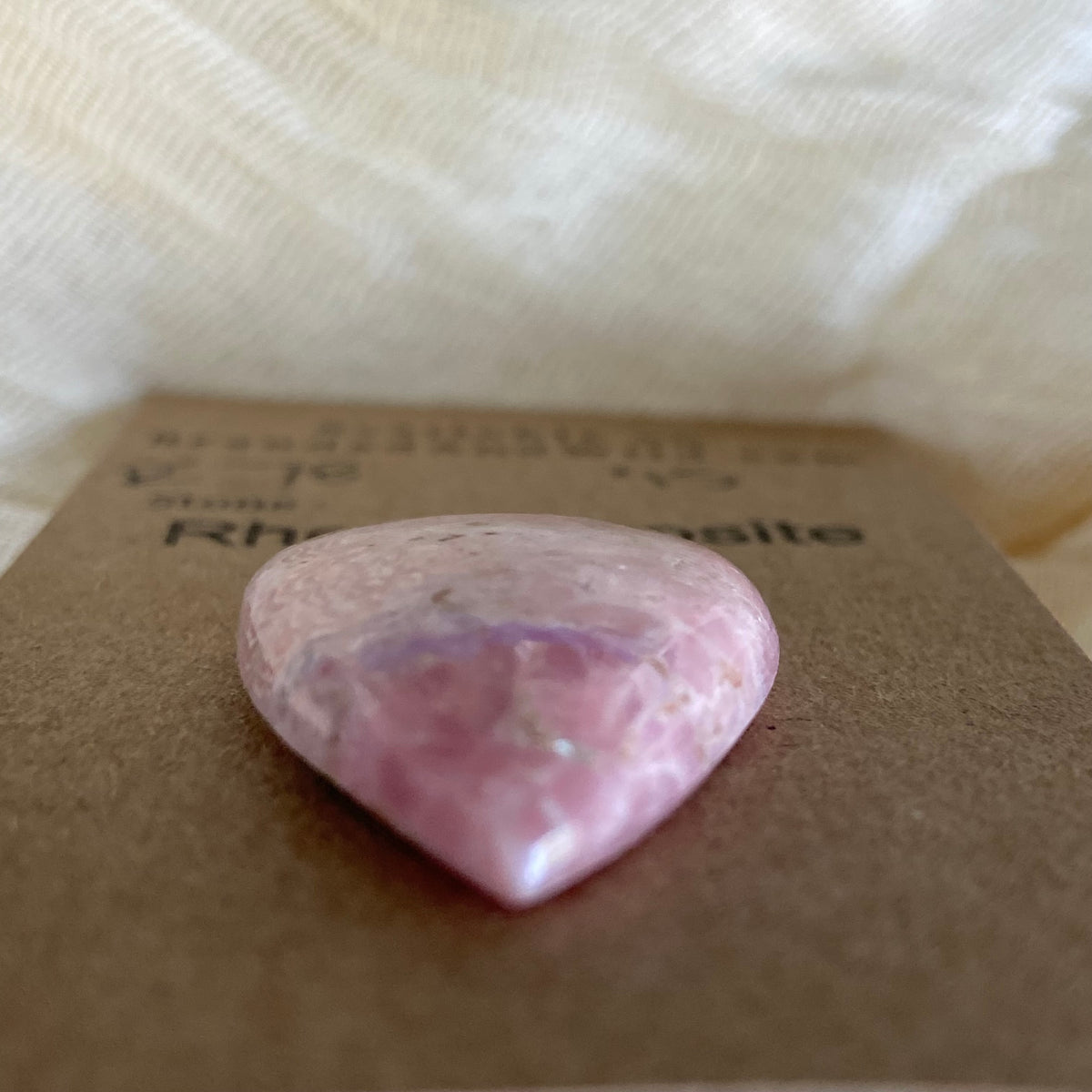 Rhodochrosite Cabochon - R78 FA9908CE-B2B9-4489-A032-930B3E041B67 Brandedandwild.com