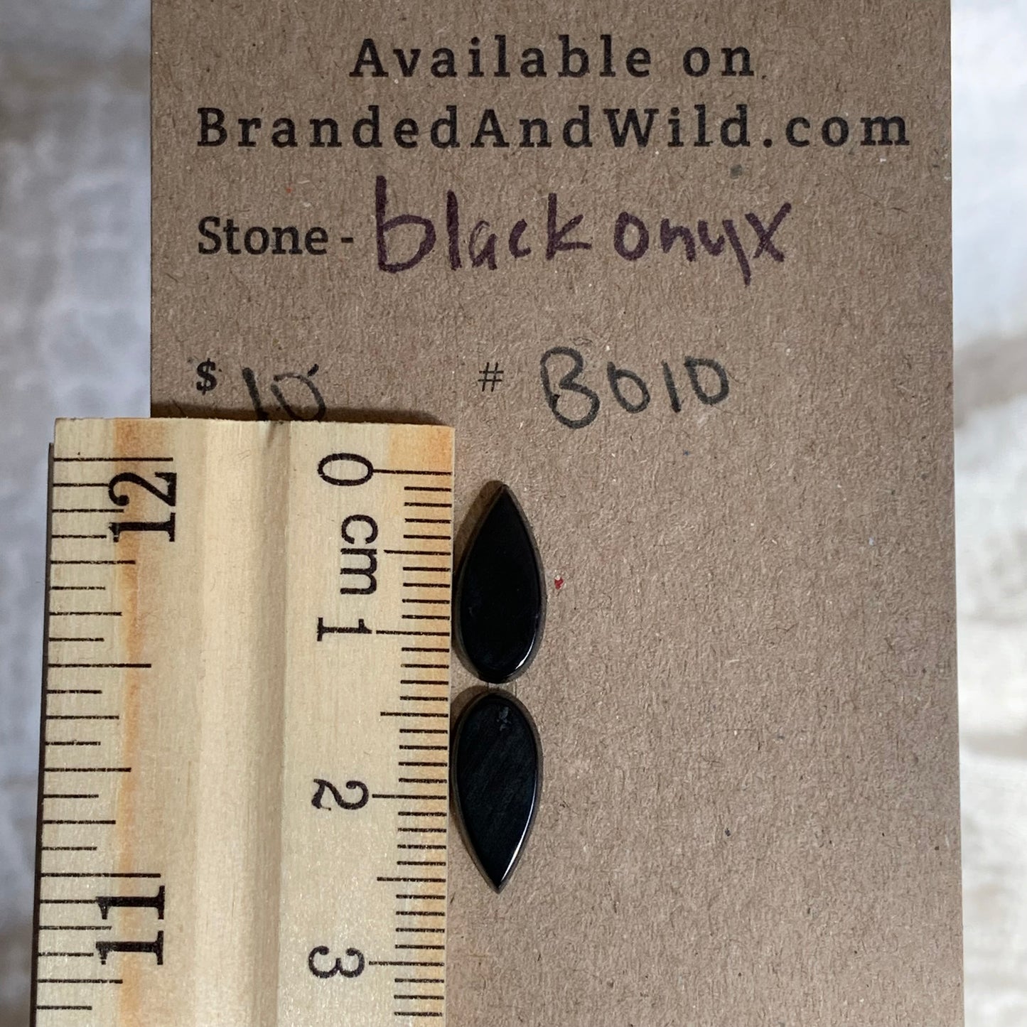 Black Onyx Cabochon - B010