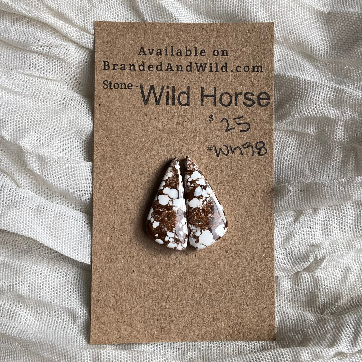 Wild Horse Cabochon - WH98 FAA7AA7A-2C9E-45BE-BD57-51DA82154A50 Brandedandwild.com