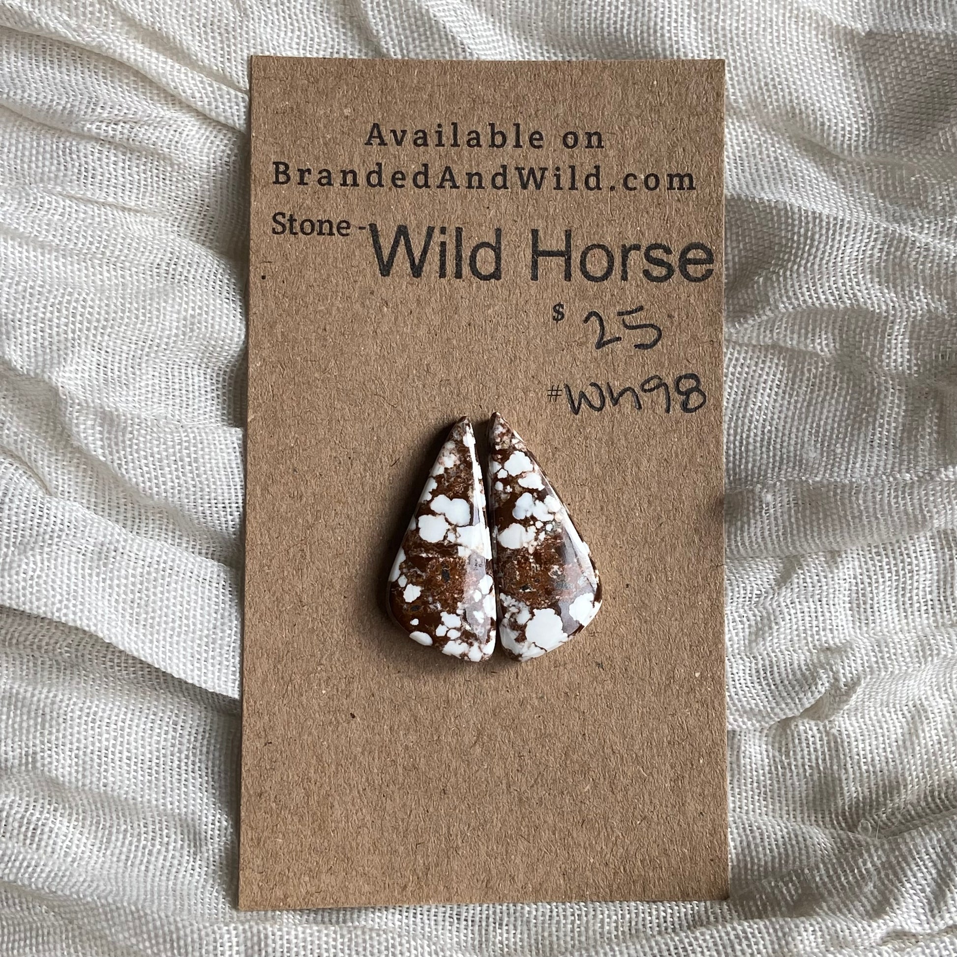 Wild Horse Cabochon - WH98 FAA7AA7A-2C9E-45BE-BD57-51DA82154A50 Brandedandwild.com