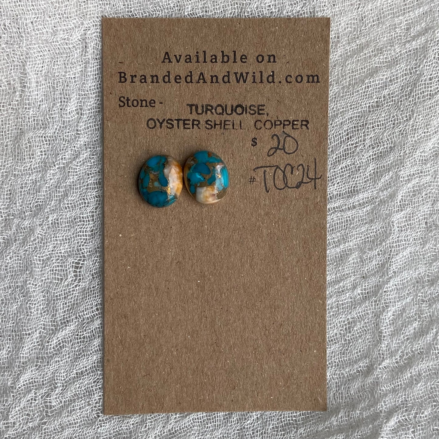 Turquoise, Oyster Shell, Copper - TOC24