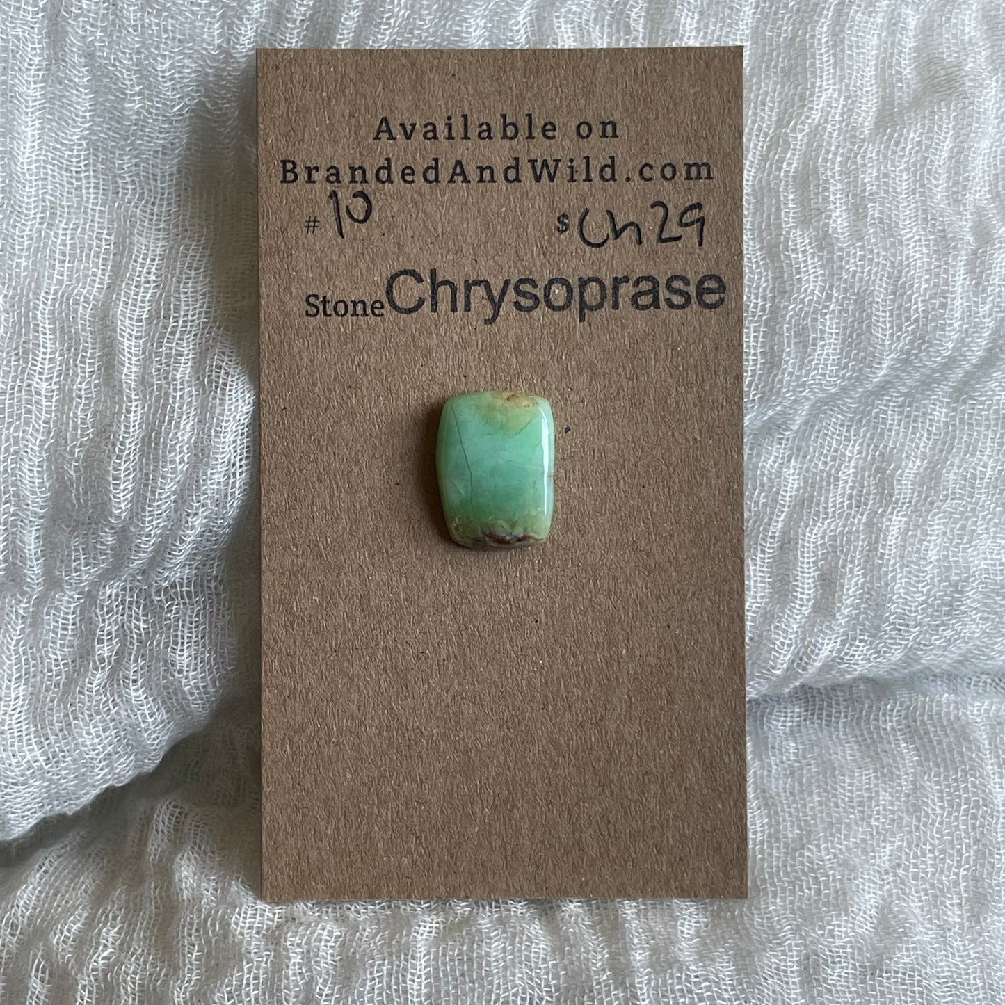 Chrysoprase Cabochon - Ch29