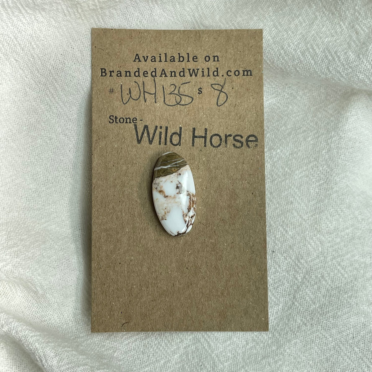 Wild Horse Cabochon - WH135 FAEAEFDE-EA58-4540-9AEA-1082350FEFF6 Brandedandwild.com