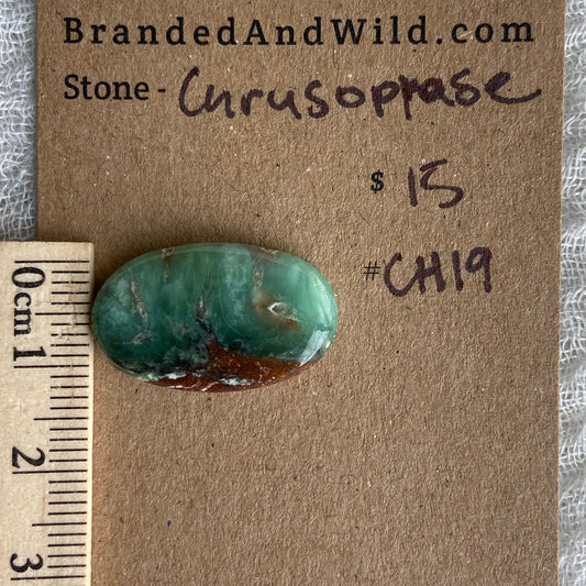 Chrysoprase Cabochon - Ch19