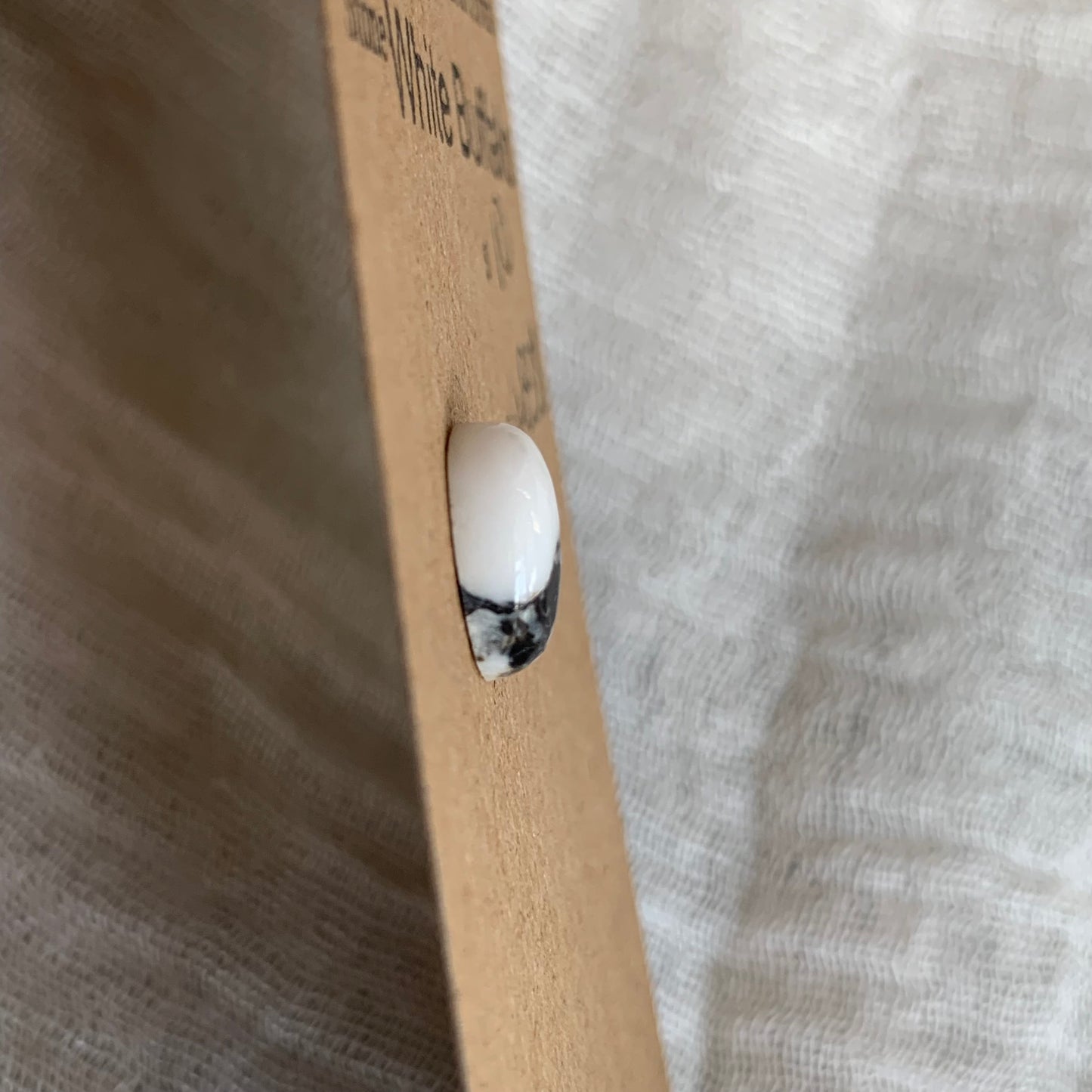 White Buffalo Cabochon - WB58