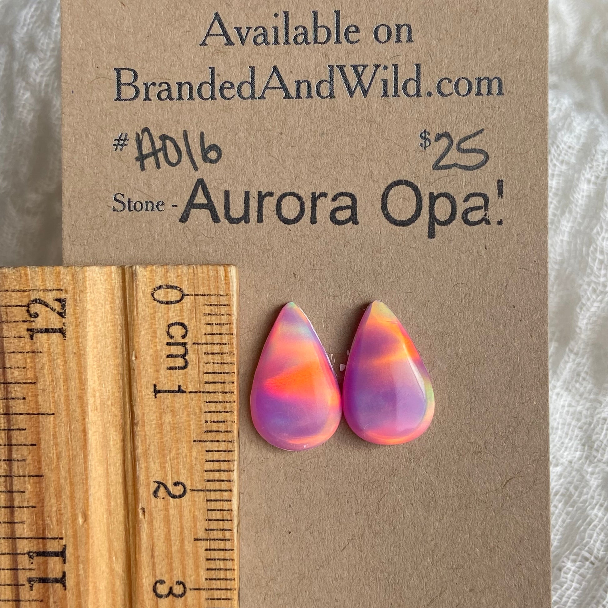 Aurora Opal Cabochon - A016 FBA293FA-279F-4BBB-B6E2-3EA96025BD95 Brandedandwild.com