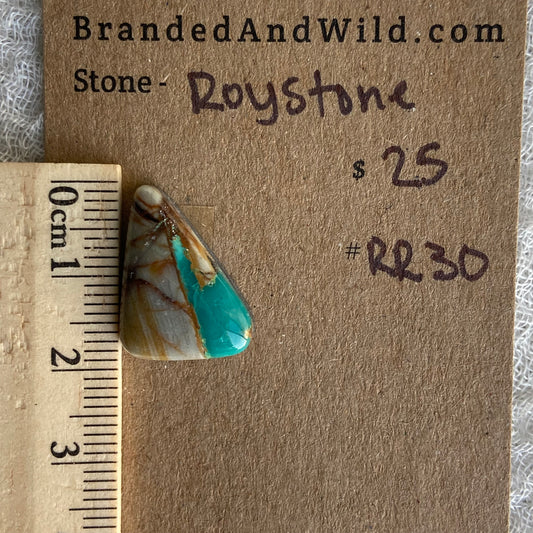 Royston Ribbon Turquoise Cabochon RR30