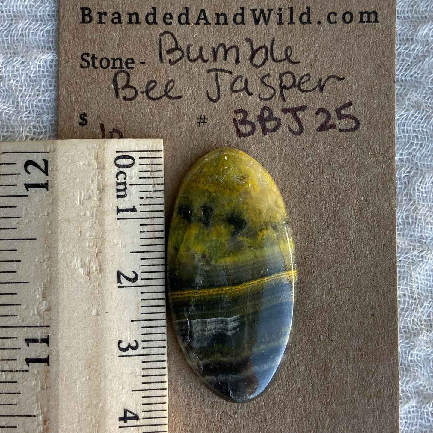 Bumblebee Jasper Cabochon - BBJ25