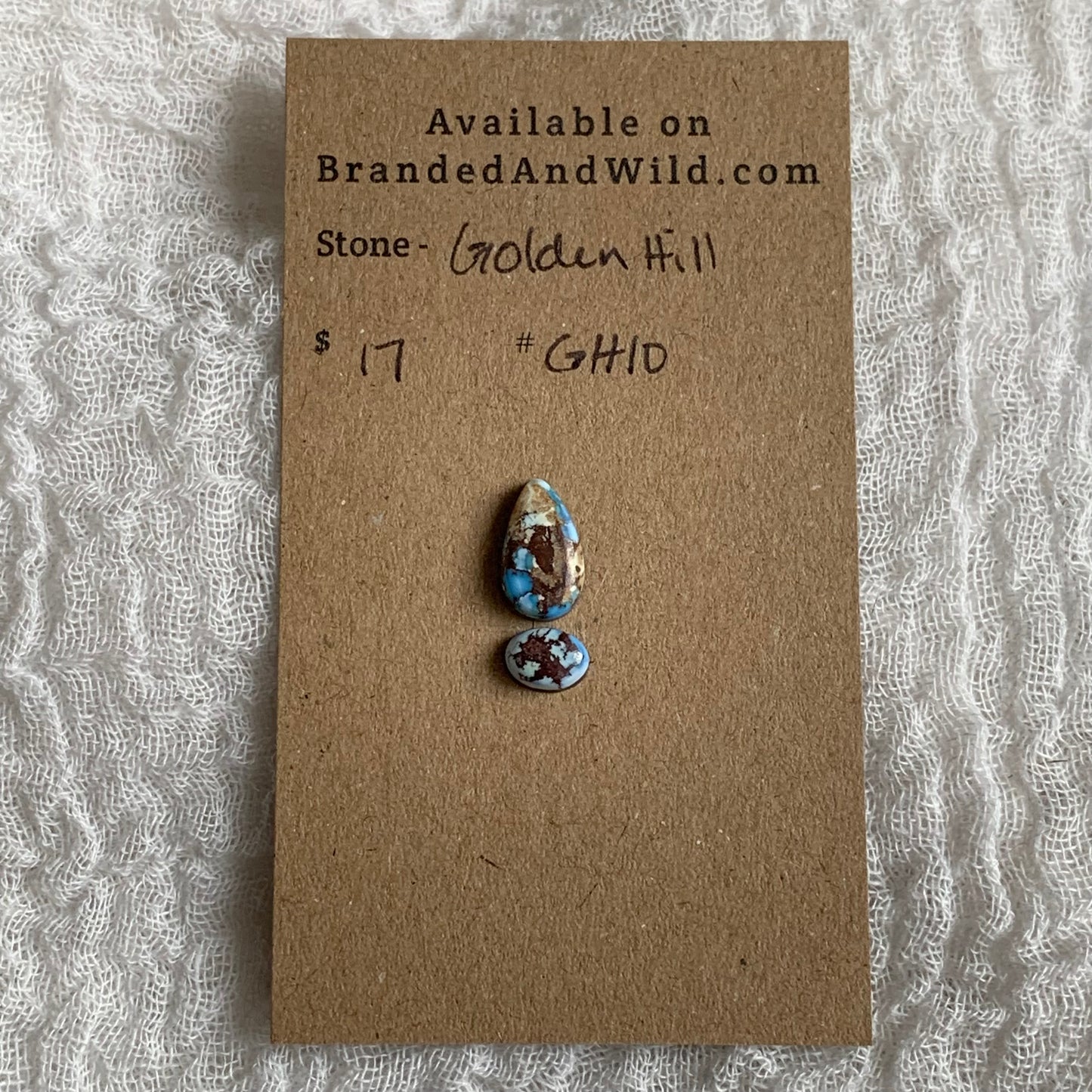 Golden Hill Turquoise Cabochon - GH10