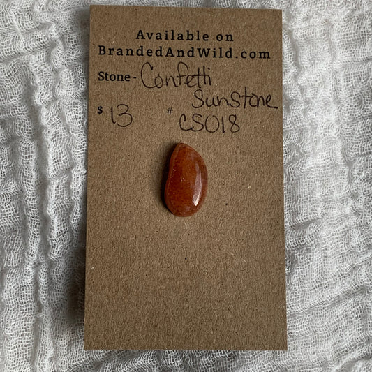 Confetti Sunstone Cabochon - CS018