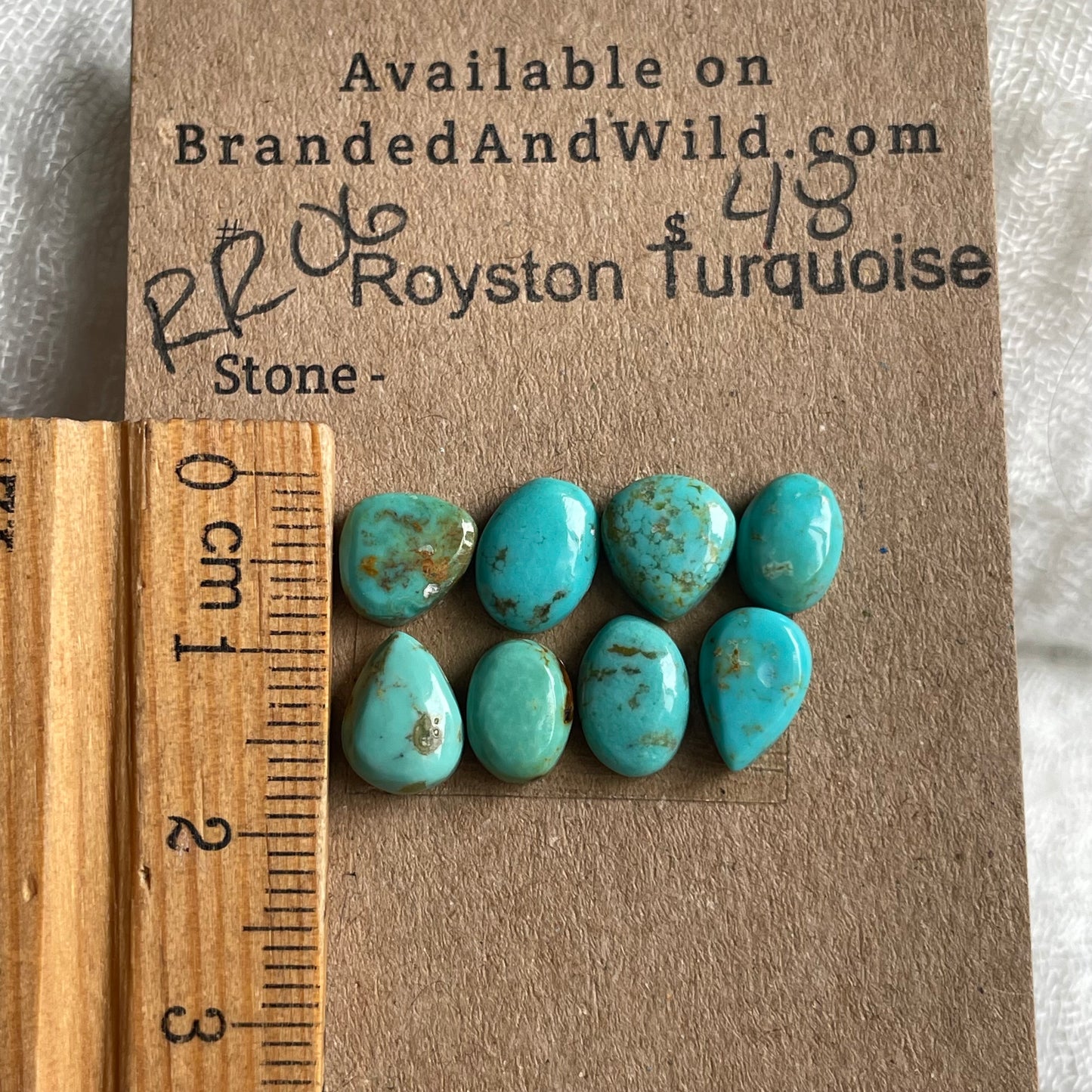 Royston Turquoise cabochon - RR06 FC151702-8ACF-45CD-910E-0AC7E8B28D4B Brandedandwild.com